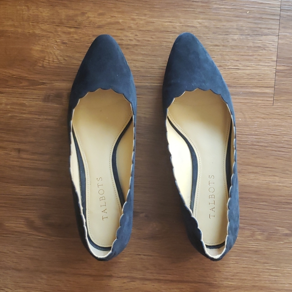 Talbots Navy Flats